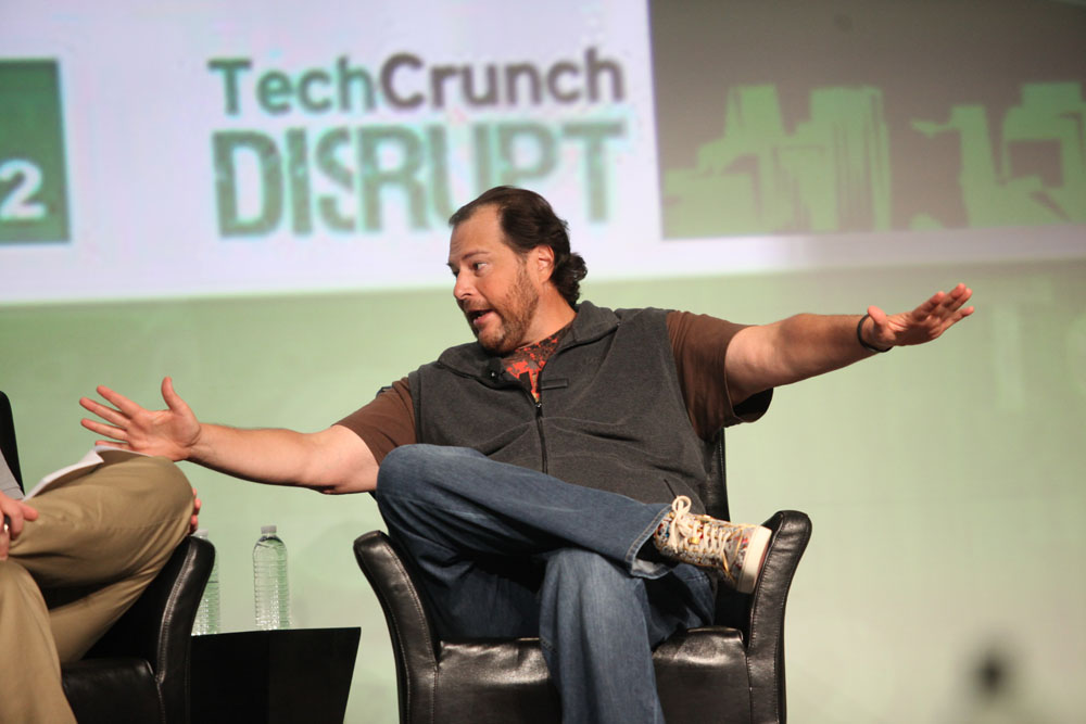 Марк Бениофф - основатель и руководитель Salesforce.