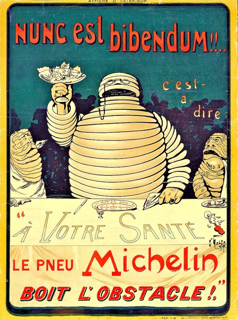 Человек-Мишлен, он же Бибендум. Странная история странного маскота Michelin